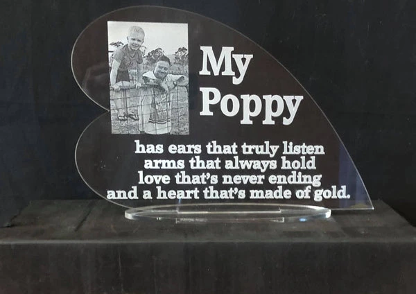 My Poppy Plaque