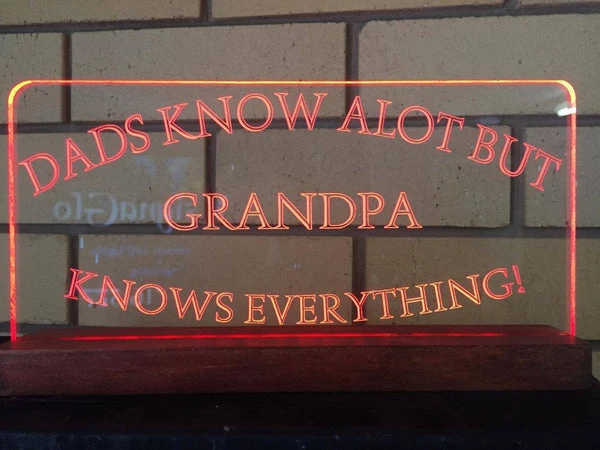 Grandpa LED Light - designaglo