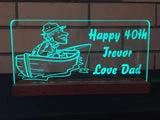 Man in a Boat led light