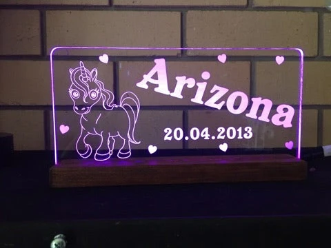 DesignaGlo Unicorn LED light - designaglo