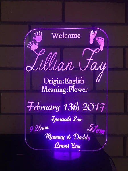 Baby Plaque - designaglo