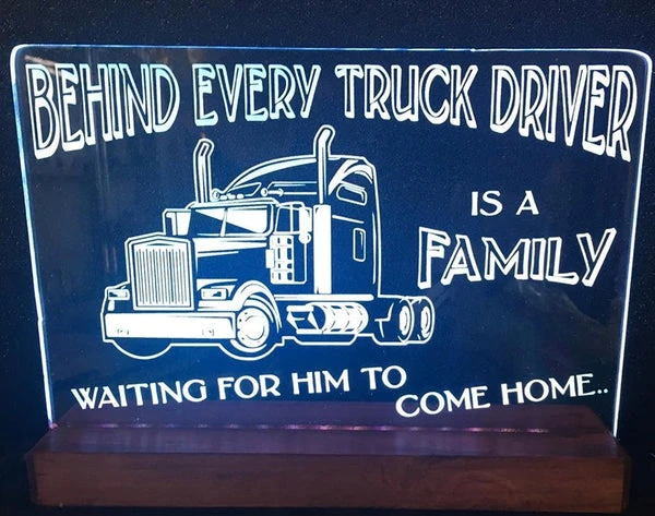 Behind Every Truck Driver - designaglo