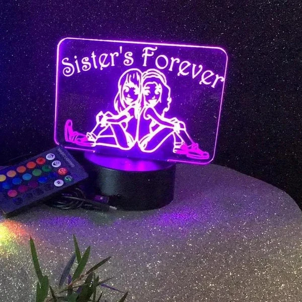Sister LED desk/Night light