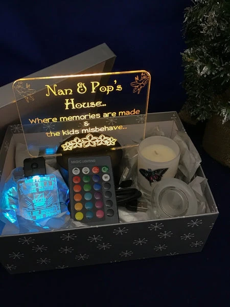 Nan & Pop LED Christmas Box
