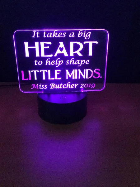Big Heart LED light Sign