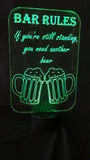 Bar Rules LED Light - designaglo