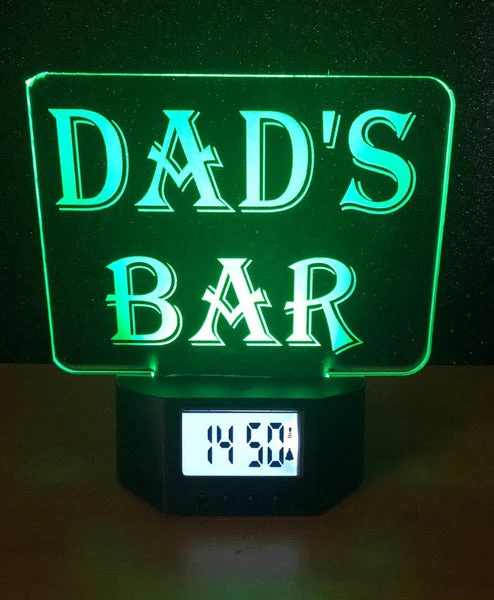 Dad's Bar Alarm Clock - designaglo