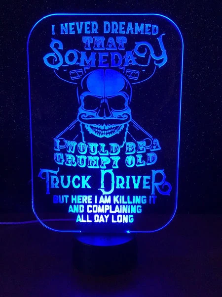 Grumpy Old Truck Driver - designaglo