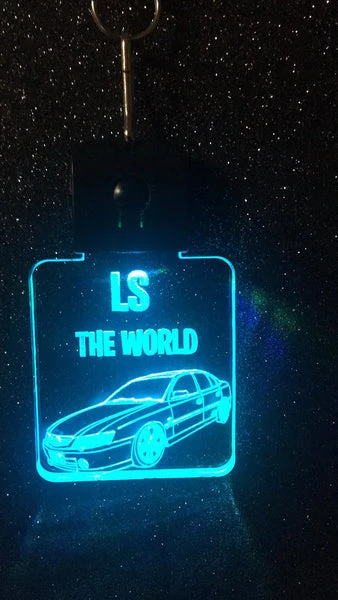 LED Key Rings about cars - designaglo