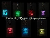 LED Key Rings about Travelling - designaglo