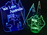 We Love Australia LED Light Sign