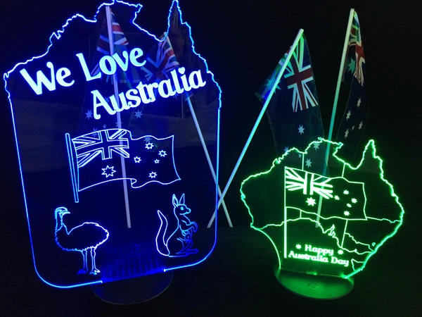 We Love Australia LED Light Sign