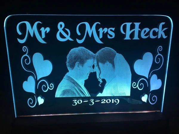 Wedding Portrait LED Light Sign