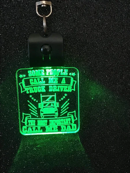 Trucker LED  Key RIngs - designaglo