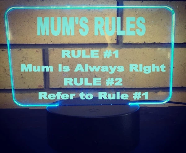 Mums Rules Auction