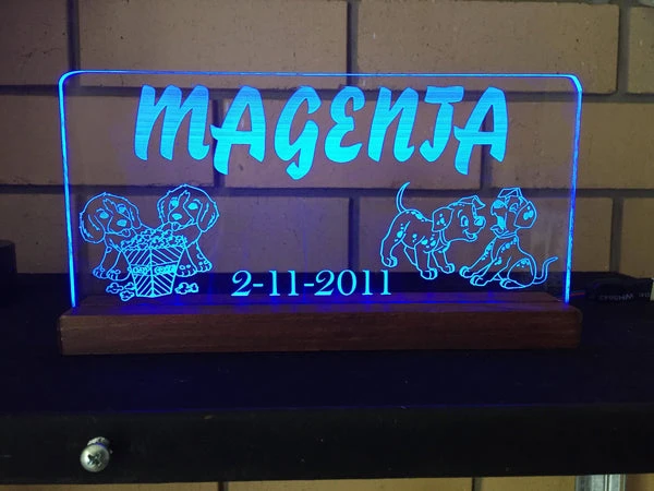 DesignaGlo puppy LED light - designaglo