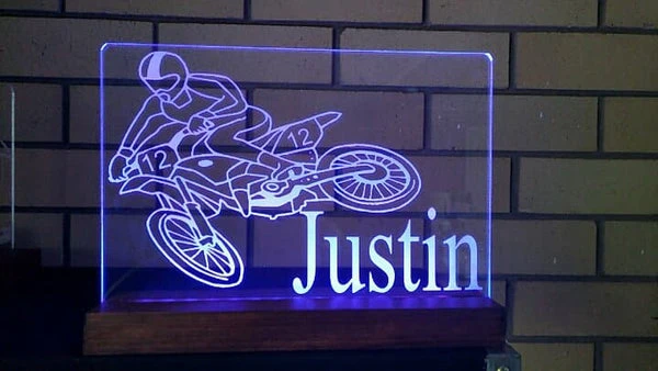 Motorbike LED light - designaglo